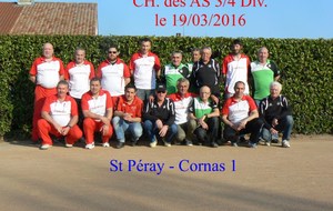 Championnat de AS ° et 4° Div. St Péray Cornas 1