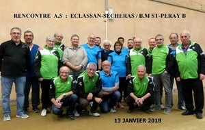Championnat des AS Sècheras Eclassan contre St Péray B