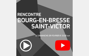 Rencontre F1 Bourg en Bresse contre St Victor