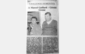 1989 Challenge Dumonteil à M. Gaillard et G. Gresse