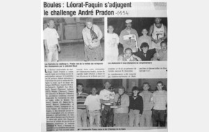 1994 Léora Faquin Challenge Pradon