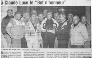 1996 A Claude Luce le but d'honneur
