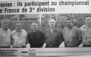 1998.99 Les Champions 3° Div. Fédéral de La Voulte