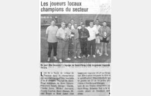 1998.99 AS Les joueurs locaux champions de secteur
