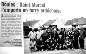 1998.99 St Marcel l'emporte en terre Ardéchoise