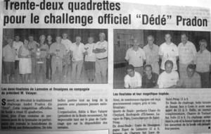 1999.00 Trente deux quadrettes pour le challenge André Pradon