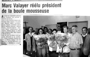 1998 Marc Valayer réélu Président