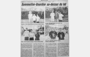 2001.02 Fédéral jeunes à St Péray Sommeiller et Bourdier au dessus du lot