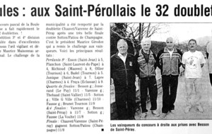 2001.02 Aux Saint-Pérollais le 32 doubles de St Jean de Muzols