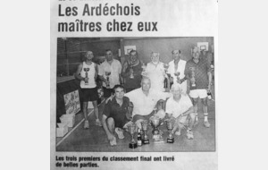 2003.04 Les Ardéchois maîtres chez eux - Les trois premiers du classement