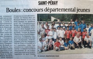 2005.06 A St Péray Concours départemental jeunes